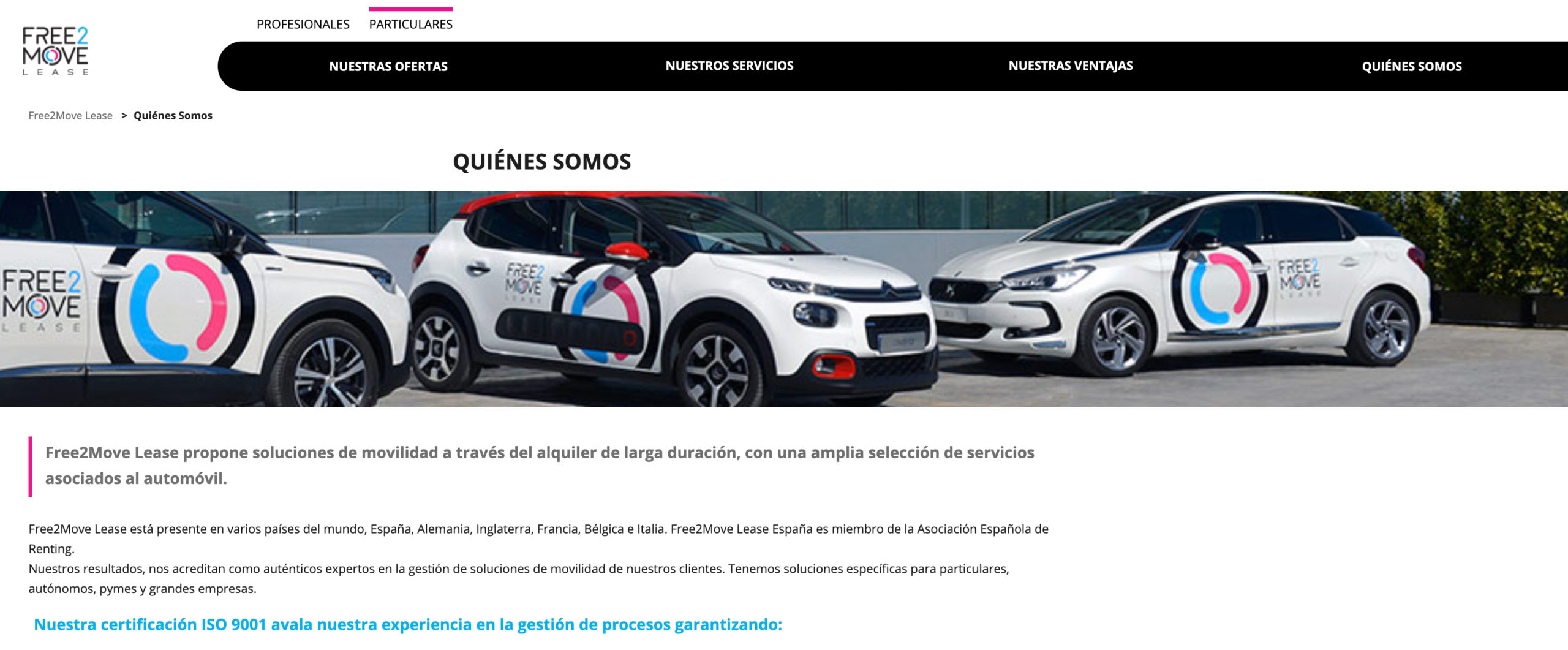 Free2Move Lease facilita el acceso al alquiler de sus vehículos