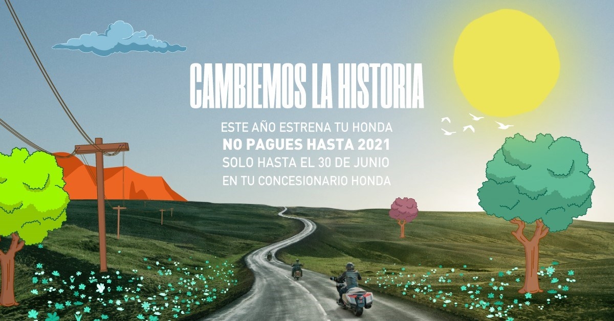 Disfruta de tu nueva Honda y no pagues nada hasta 2021