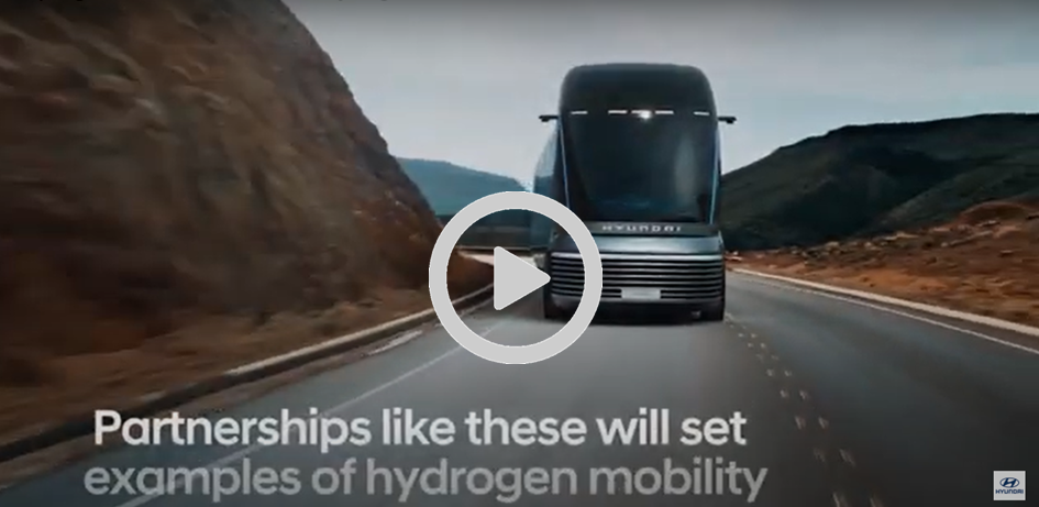 Hyundai probará una flota de 1600 camiones de Hidrógeno en Suiza