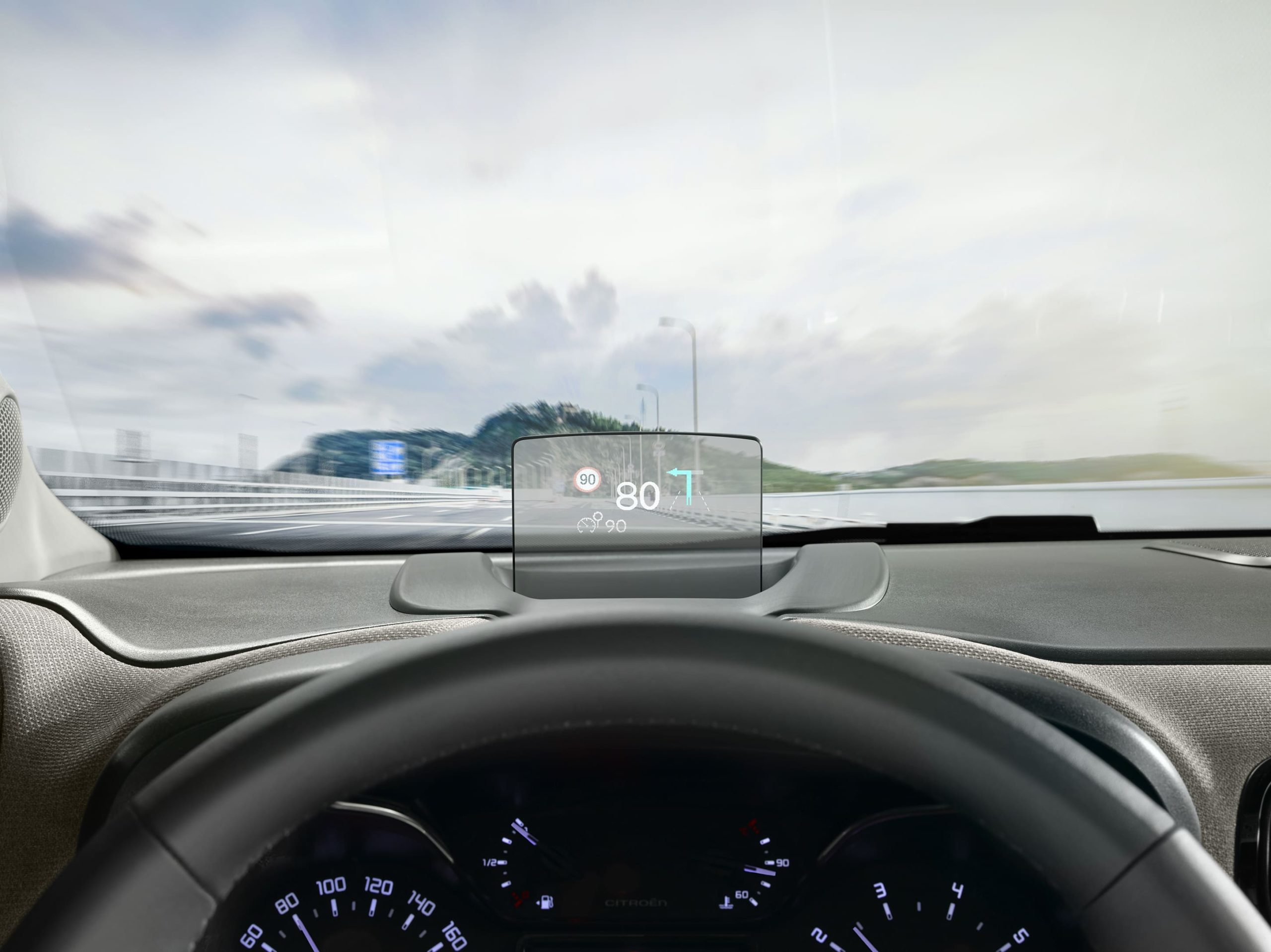 Head Up Display, del SUV Citroën C3 Aircross al Spacetourer