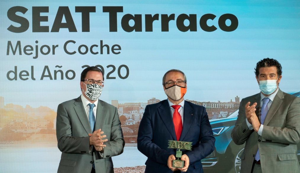 SEAT Tarraco, recibe el premio ABC Mejor Coche del Año 2020