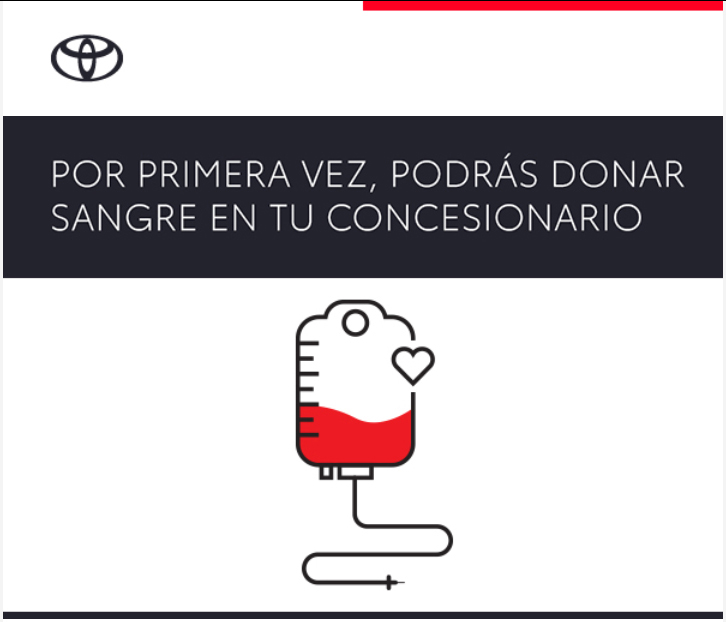 Toyota y su innovadora acción de donación de sangre en un concesionario