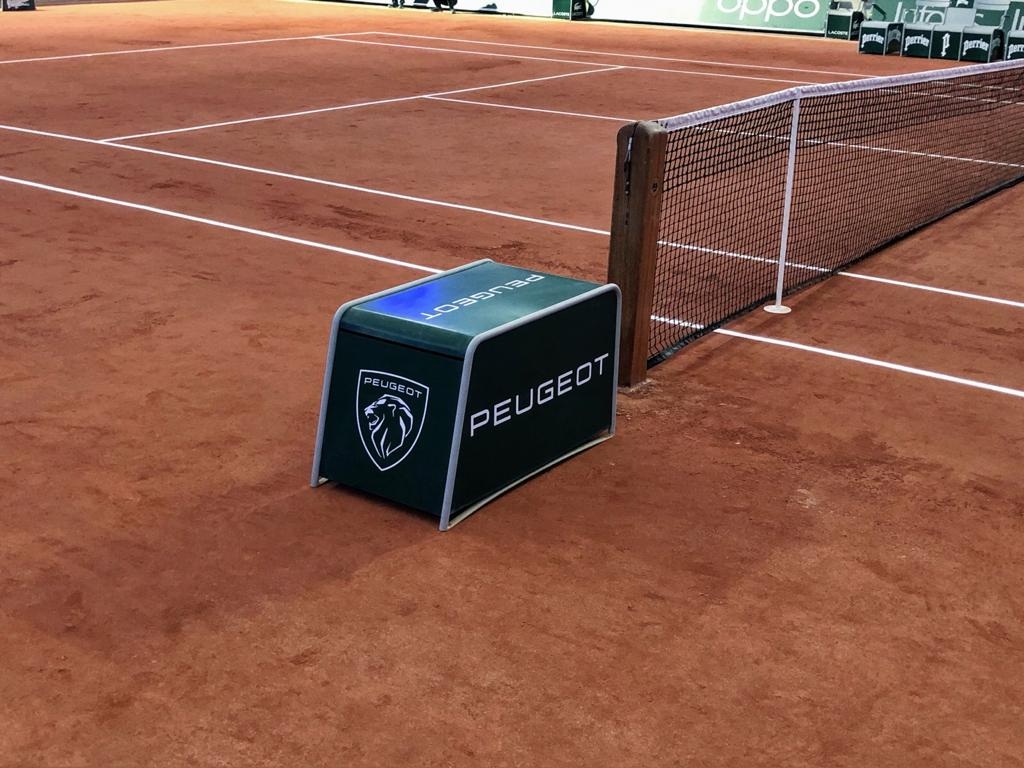 Peugeot y Roland Garros  con una flota de vehículos 100% electrificada