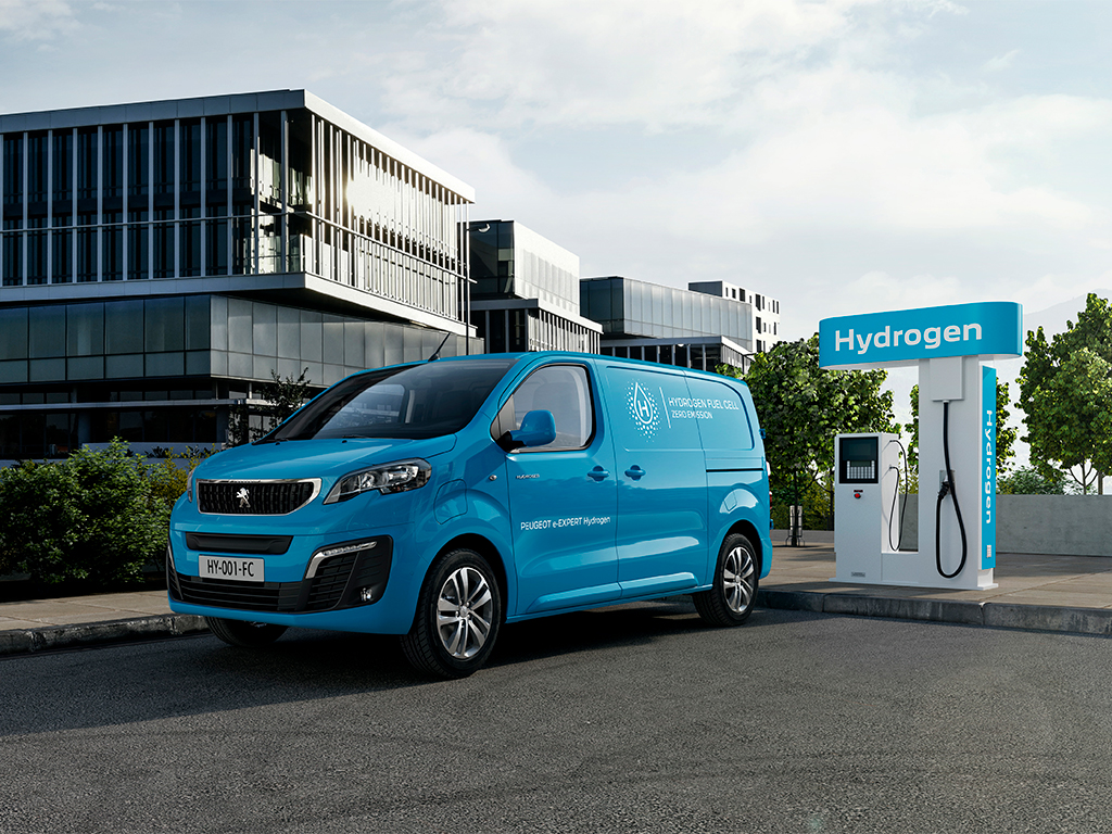 Peugeot e-Expert primera Van eléctrica con pila de hidrógeno