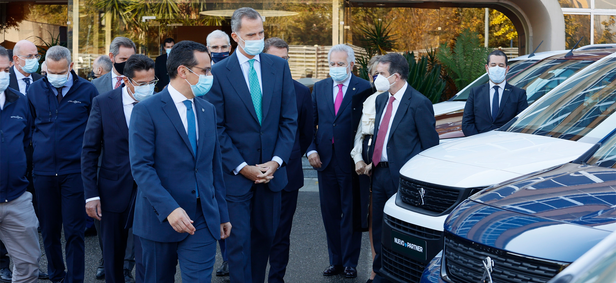 Su Majestad el Rey visita la fábrica de Stellantis en Vigo