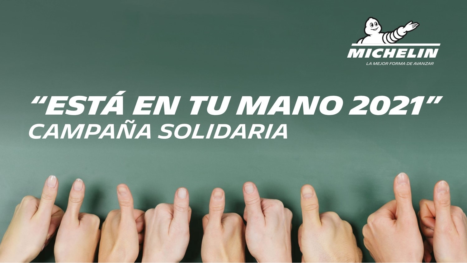 Está en tu mano, la acción solidaria de Michelin