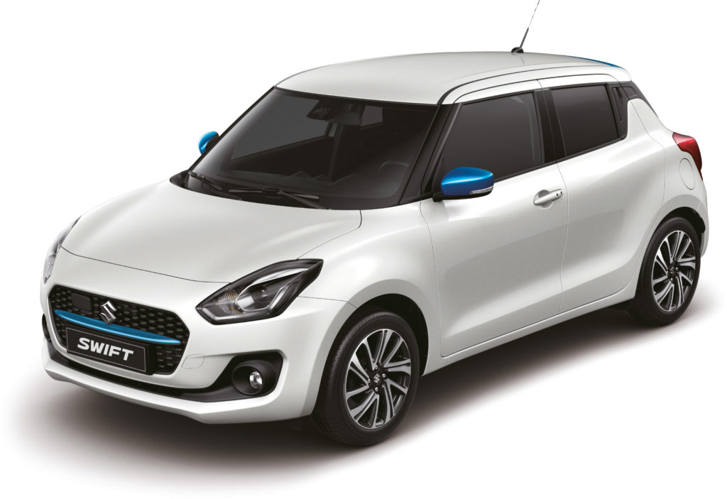 Suzuki Swift Blue & White