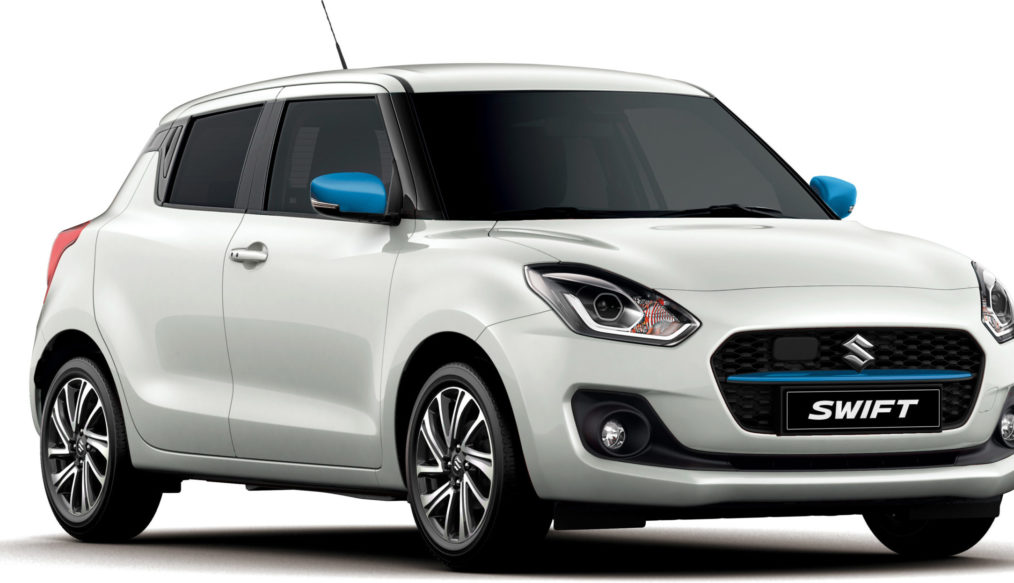 Suzuki Swift Blue & White