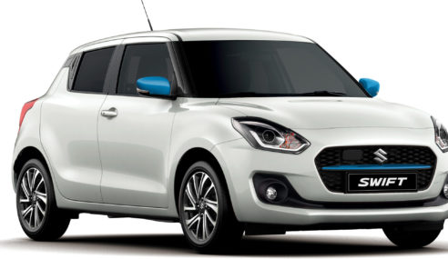 Suzuki Swift Blue & White