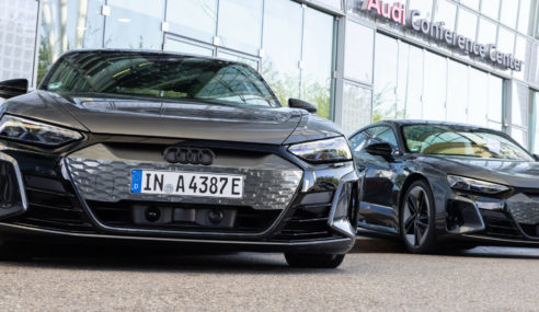 Indicador de autonomía eléctrica en AUDI