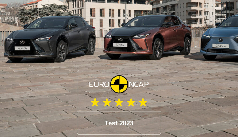 Lexus RZ 5 estrellas en los test Euro NCAP