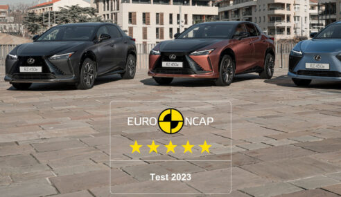 Lexus RZ 5 estrellas en los test Euro NCAP