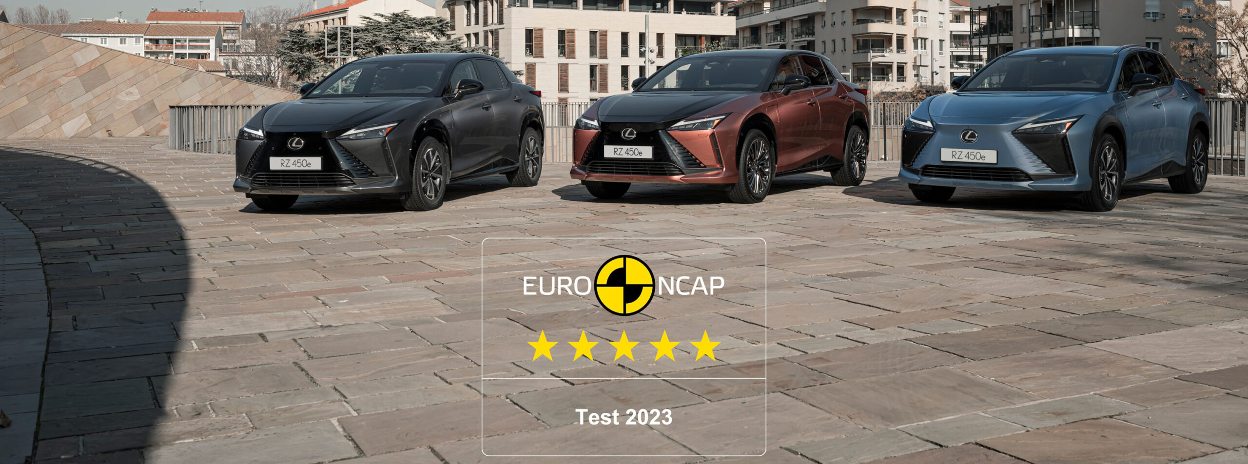 Lexus RZ 5 estrellas en los test Euro NCAP