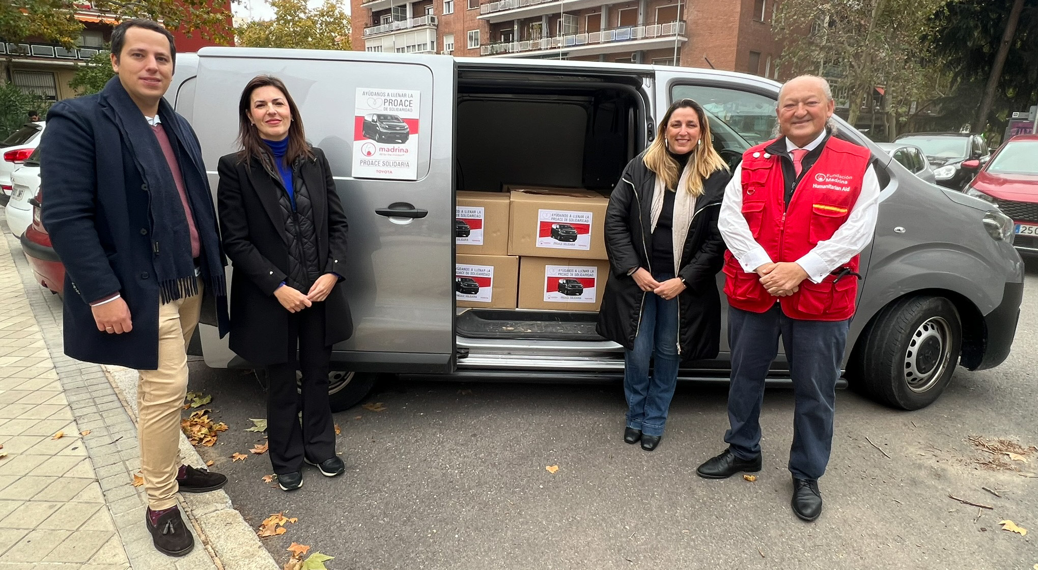 Toyota Proace Solidaria, 1.500 raciones de los empleados a la Fundación Madrina