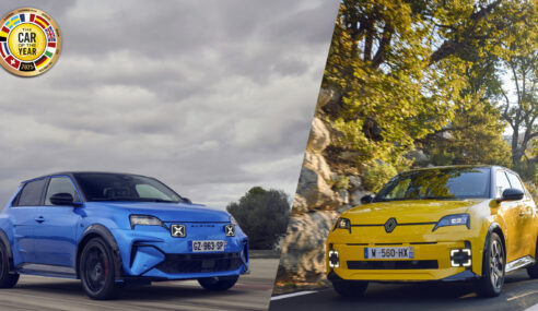 Renault 5 E-Tech eléctrico y Alpine A290 elegidos conjuntamente Coche del Año en Europa 2025