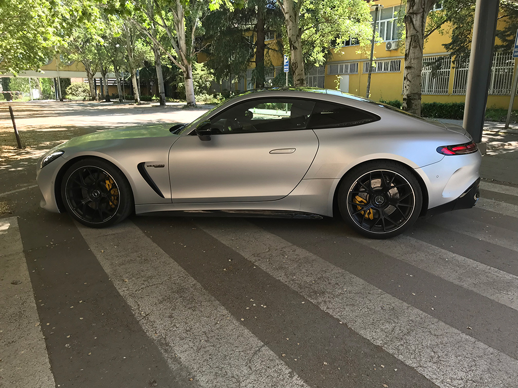 A prueba el Mercedes-AMG GT Coupé 55, no deja indiferente a nadie